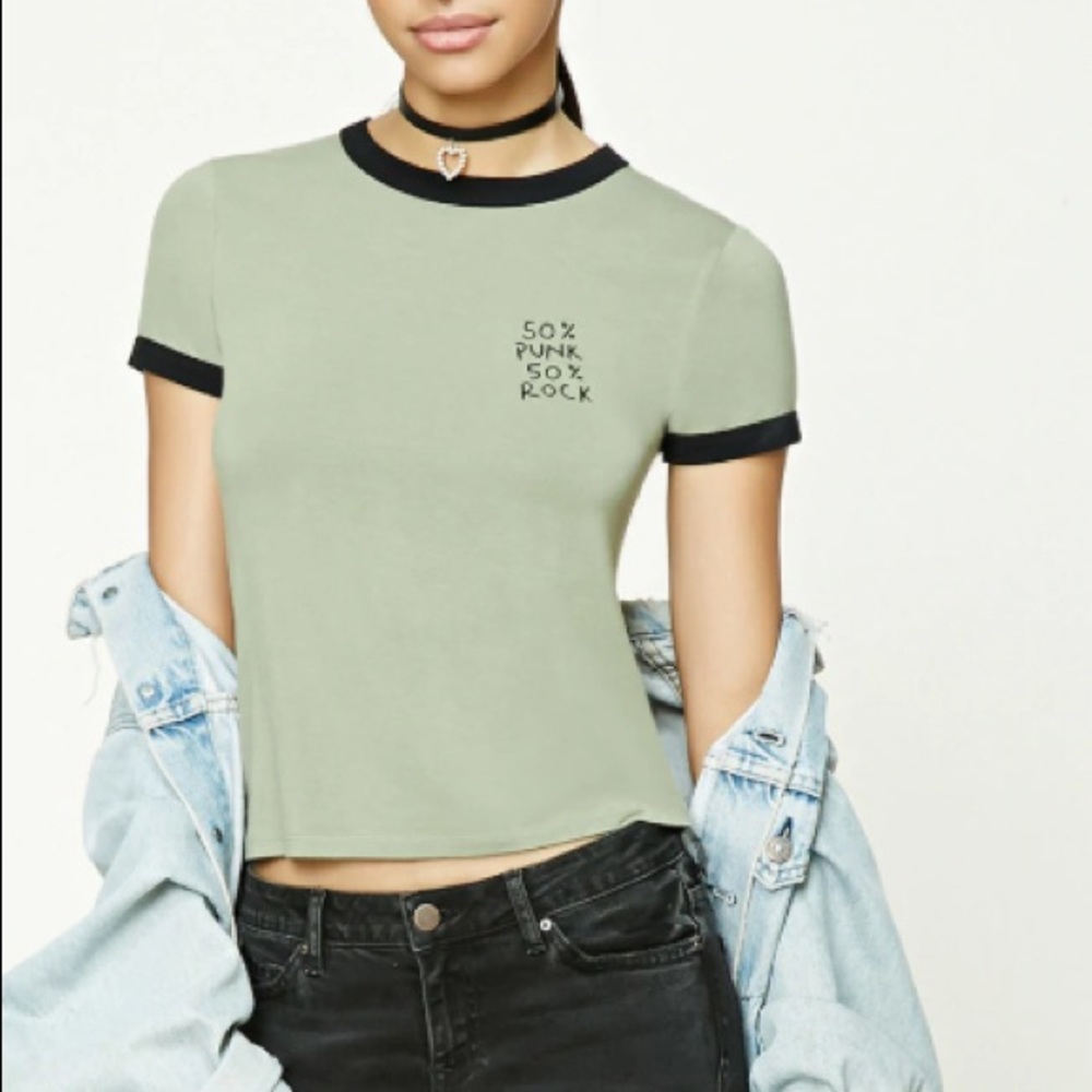 50/50 Punk Rock Ringer Tee